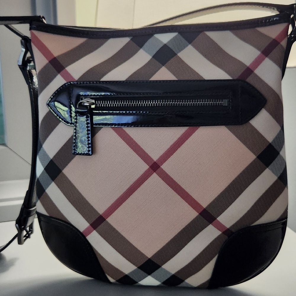 Burberry Super Nova Check Dryden Crossbody Bag